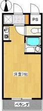 CITY HOUSE AI(ワンルーム/3階)の間取り写真