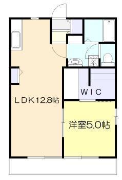 サンテトマト壱番館(1LDK/2階)の間取り写真