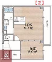 SCALA TOYOTSU(1LDK/1階)の間取り写真