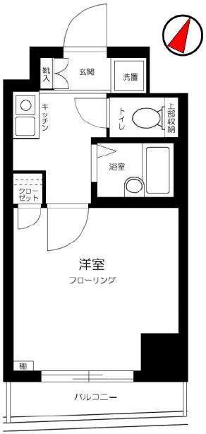 ヴェルステージ日本橋人形町(1K/9階)の間取り写真