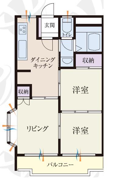 BCASA大宮日進RE-BORN(3K/3階)の間取り写真