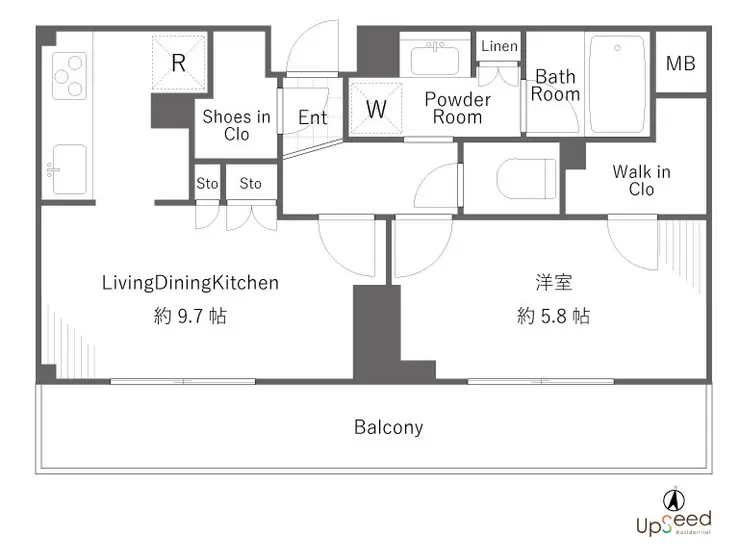 レグノ・スイート三軒茶屋 7階階 間取り