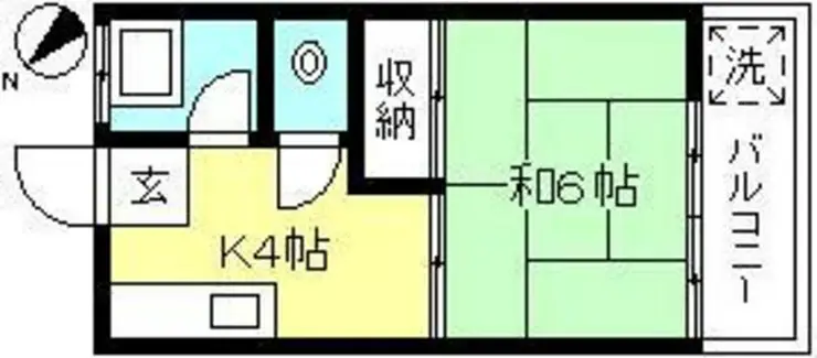 ヤマニ・アパートメント 2階階 間取り