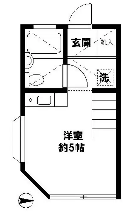 ビーンズ国立 1階階 間取り