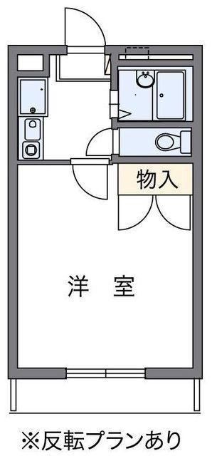 マグノリア春日(1K/2階)の間取り写真