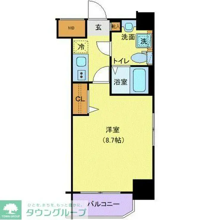 ジェノヴィア西新井大師グリーンヴェール 6階階 間取り