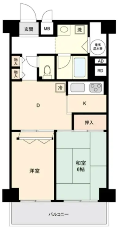 田端スカイハイツ 5階階 間取り