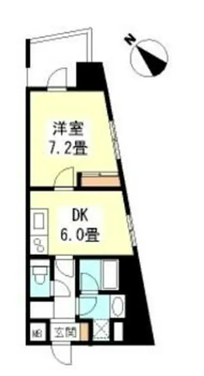TKフラッツ渋谷 5階階 間取り