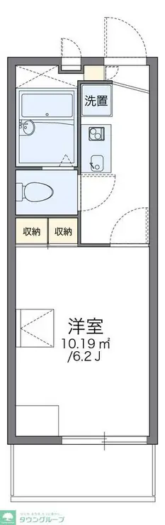 レオパレスレジデンス 3階階 間取り