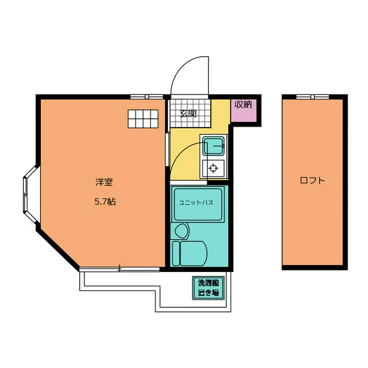 ベルハイム戸塚 2階階 間取り