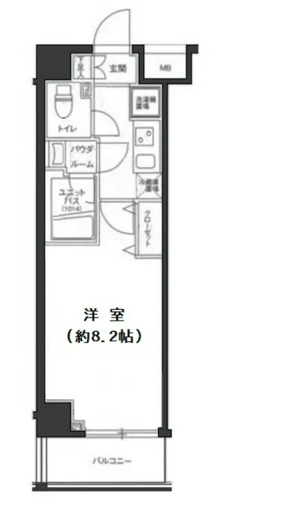 スカイコート中野沼袋 7階階 間取り