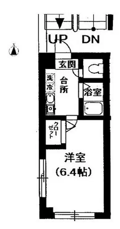 パークハイツ桃井 2階階 間取り
