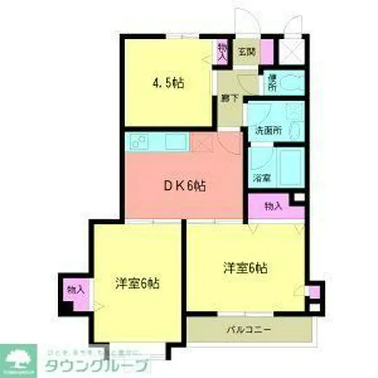 SRコート 2階階 間取り