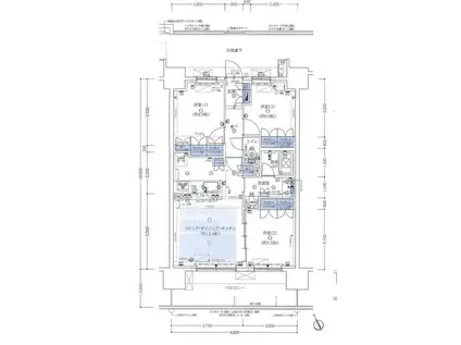 レーベン長岡南町THE CLASS(3LDK/2階)の間取り写真
