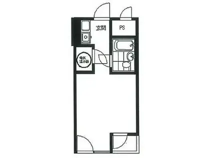 スターコート日本橋(ワンルーム/4階)の間取り写真