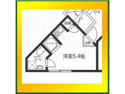 コンフォート柳沢(ワンルーム/3階)の間取り写真