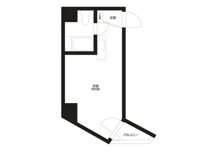 新宿イン(ワンルーム/6階)の間取り写真
