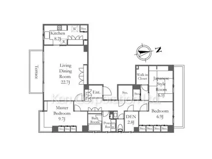 アルファステージ西荻窪(3SLDK/1階)の間取り写真