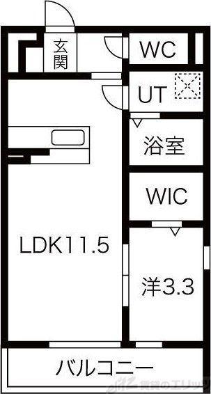 リブリ・昭和園(1LDK/1階)の間取り写真
