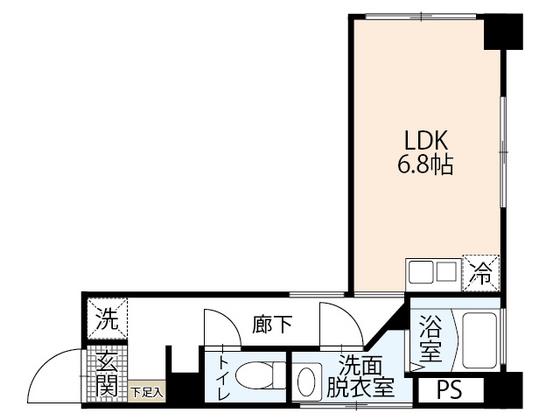 M TERRACE住吉(ワンルーム/5階)の間取り写真