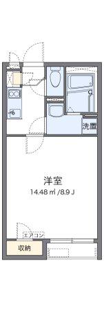 クレイノクローバーハイツIII(1K/1階)の間取り写真