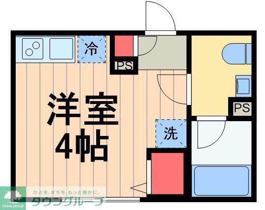 ディアス柴又(ワンルーム/1階)の間取り写真