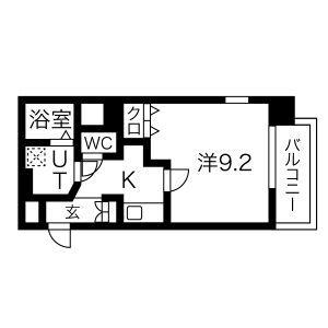 オズレジデンス布施柳通(1K/7階)の間取り写真