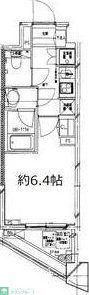 S-FORT中板橋(1K/4階)の間取り写真