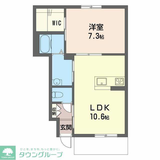 コート・ハピネス(1LDK/1階)の間取り写真