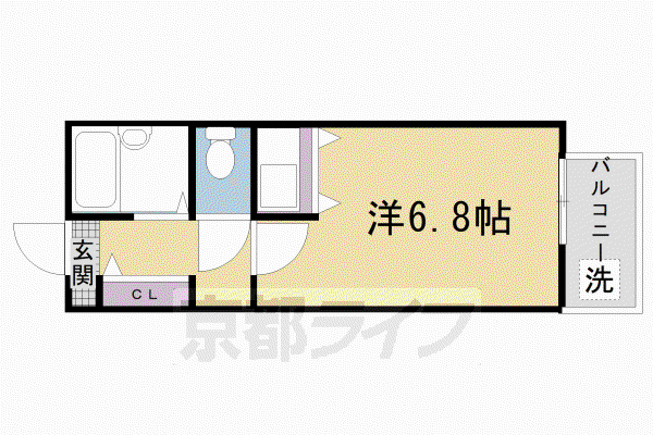 DS AQUILA(1K/1階)の間取り写真