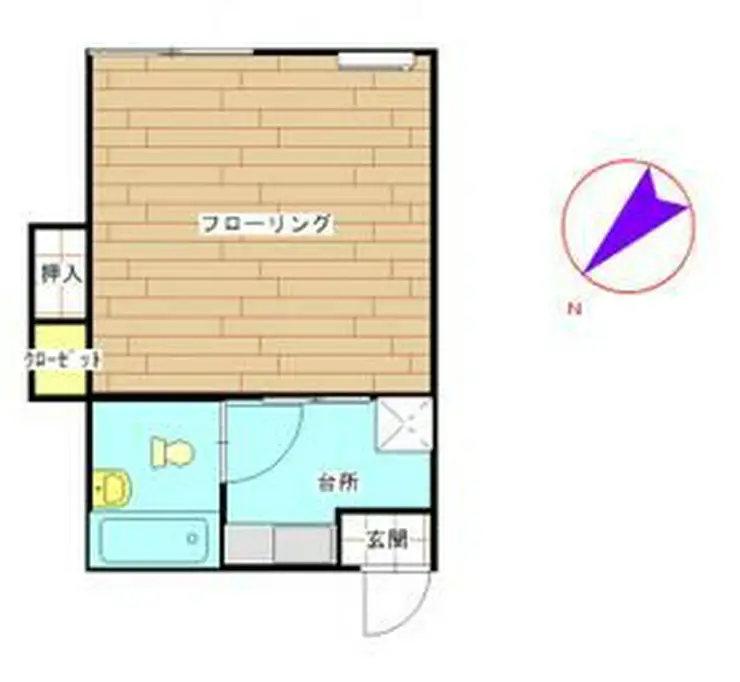 ハウスロイヤル 2階階 間取り