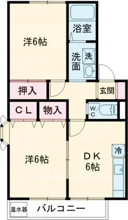 ドミールカタノ 2階階 間取り