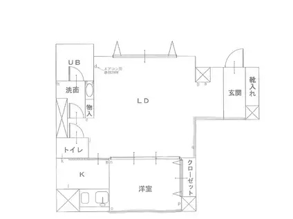 SMC北久宝寺ビル(1LDK/9階)の間取り写真