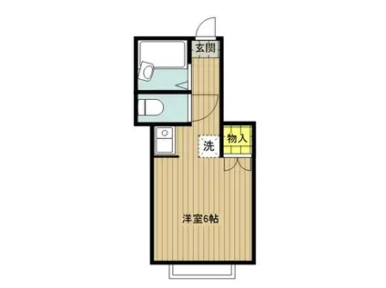 メゾンIGAI(ワンルーム/2階)の間取り写真