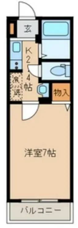 エムズ江北 1階階 間取り