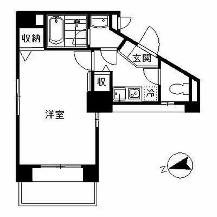 アムス大手町 5階階 間取り