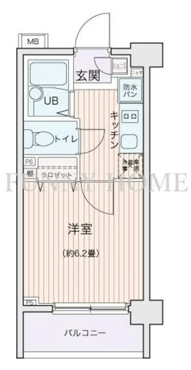 エコロジー都立大学レジデンス 5階階 間取り