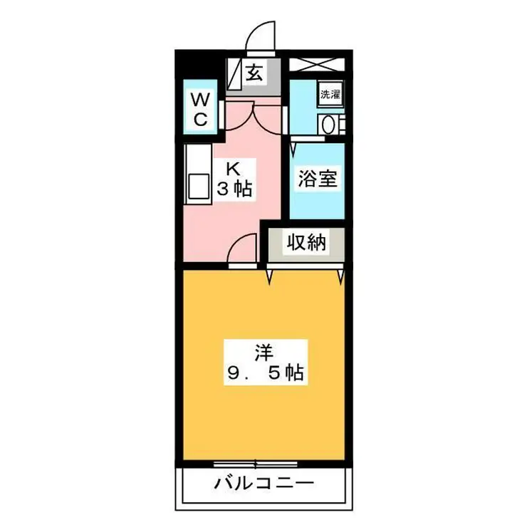 アヴニール 1階階 間取り