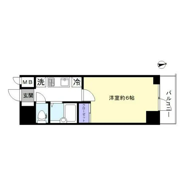 グローバン板橋 9階階 間取り