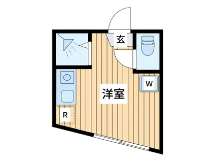 ティーエム古川町(ワンルーム/1階)の間取り写真