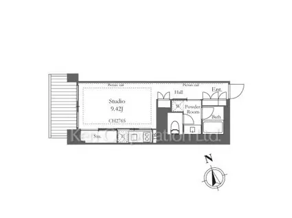 THE JUBAN(ワンルーム/6階)の間取り写真