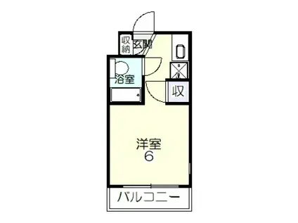 MAPLE TOWN(1K/2階)の間取り写真