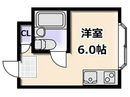 我孫子シャルマン(ワンルーム/2階)の間取り写真