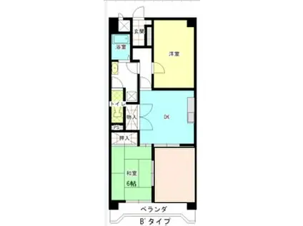 スターライトM(3DK/4階)の間取り写真