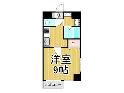 ROYAL CENTURY(1K/7階)の間取り写真