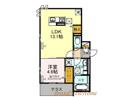 ラ メゾン ピック 中百舌鳥(1LDK/3階)の間取り写真