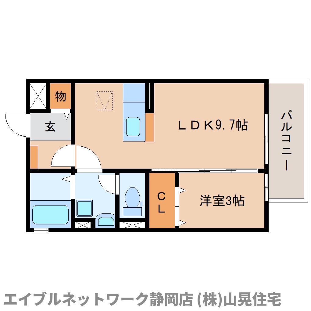 ラシック(1LDK/1階)の間取り写真