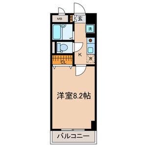 JOINDRE東山(1K/5階)の間取り写真