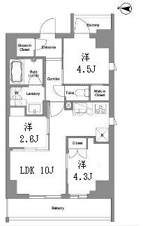 BPRレジデンス東日暮里(3LDK/8階)の間取り写真