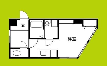 MAXIM四ツ橋(ワンルーム/2階)の間取り写真